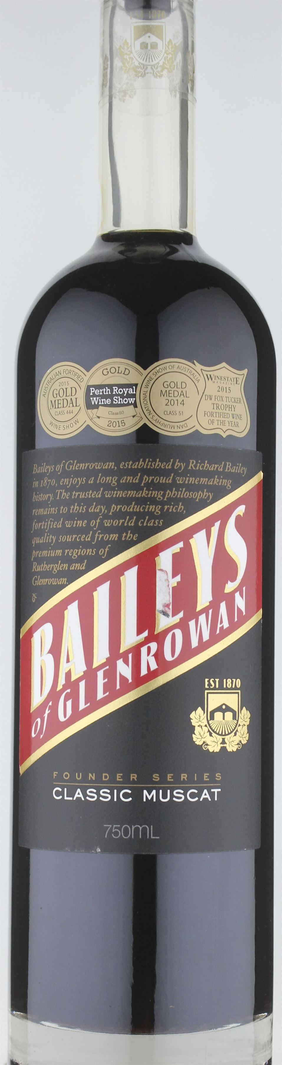 Baileys Of Glenrowan Founder Series Classic Muscat N/V » N/A ( in stock