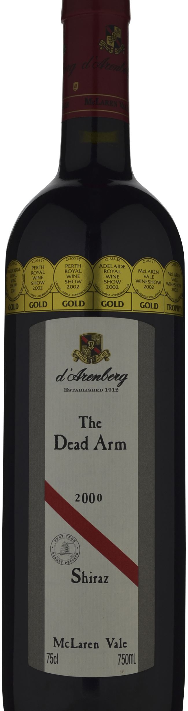 d'Arenberg The Dead Arm Shiraz 2000 » 144.90 ( in stock) Cellarit