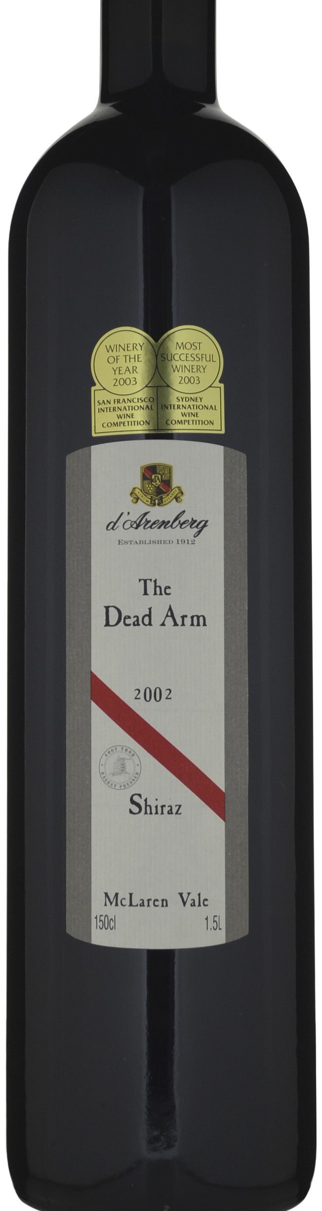 d'Arenberg The Dead Arm Shiraz 2002 1500ml ( in stock) Cellarit