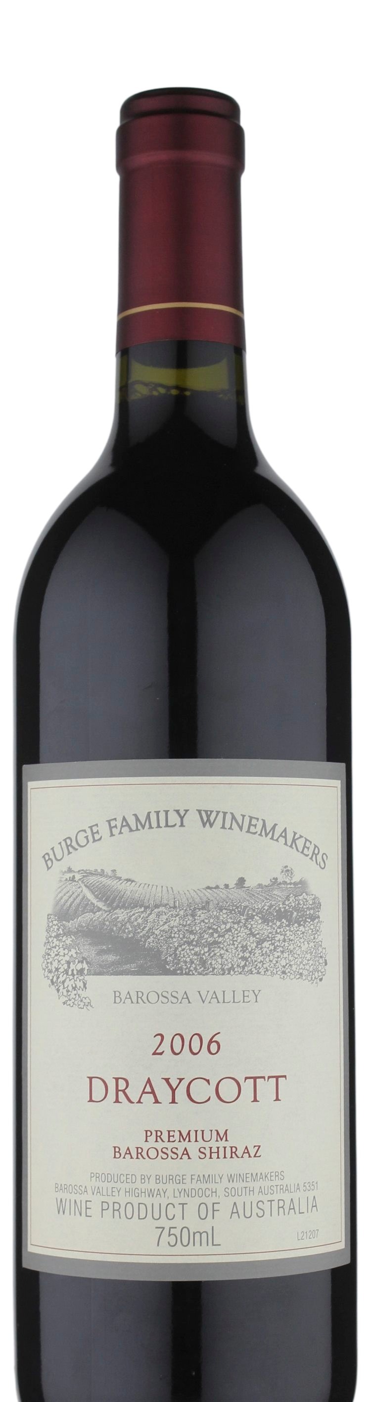 Burge Family Draycott Premium Shiraz 2006 Gifts or Hampers » from 79.